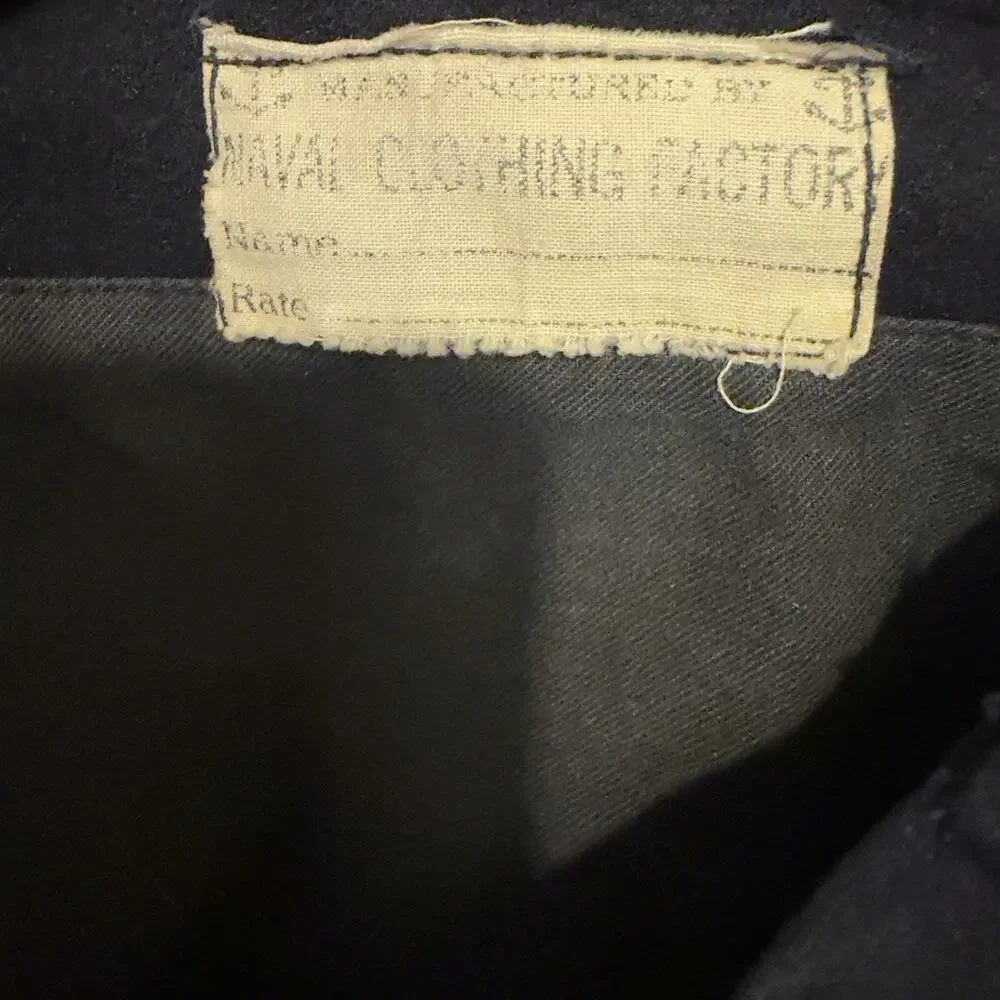 Vintage Naval Clothing Factory Sailor Wool Broadfall Pants 33W Wayfairer